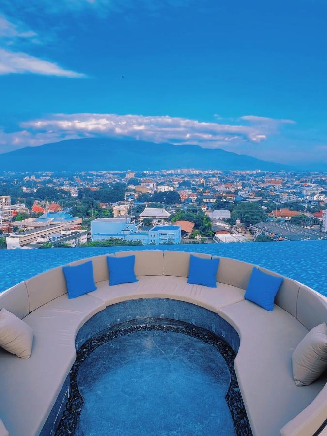 Luxury New Perfect Pool Gym Condo1 Br Chiang Mai Exterior foto
